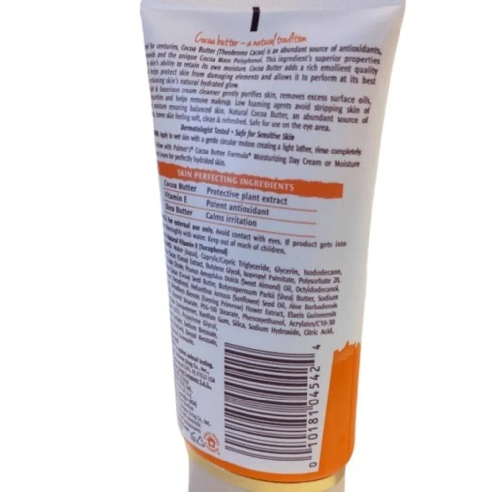 Palmer's Calming Cream Cleanser‎ 5.25 oz Cocoa Butter Formula Skin Nourishing